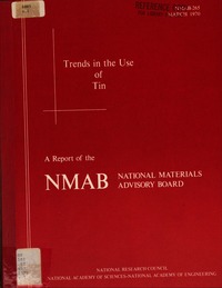 Cover Image: Trends in the Use of Tin