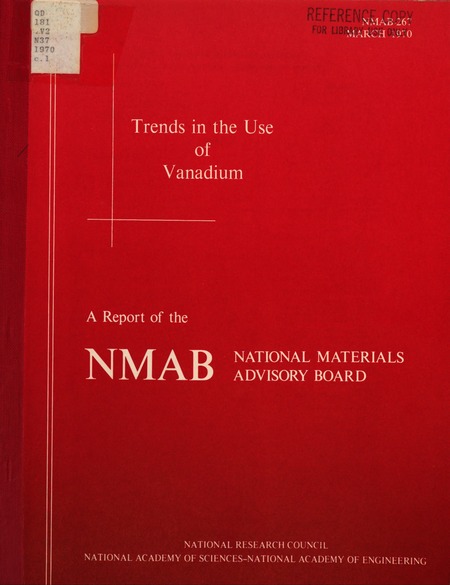 Trends in the Use of Vanadium