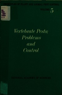 Cover Image: Vertebrate Pests