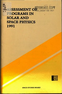 Cover Image: Assessment of Programs in Solar and Space Physics 1991