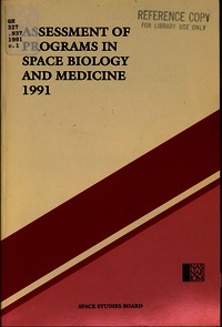 Cover Image: Assessment of Programs in Space Biology and Medicine