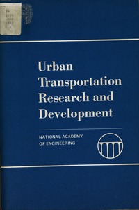 Cover Image: Urban Transportation Research and Development