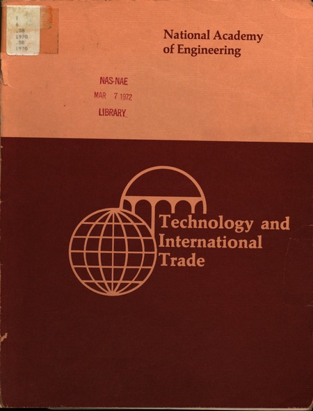 Cover: Technology and International Trade: Proceedings of the Symposium