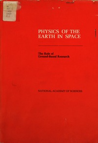 Cover Image: Physics of the Earth in Space