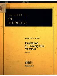 Cover Image: Evaluation of Poliomyelitis Vaccines