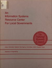 An Information Systems Resource Center for Local Governments