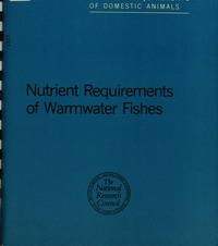 Cover Image: Nutrient Requirements of Warmwater Fishes