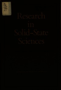Research in Solid-State Sciences: Opportunities and Relevance to National Needs