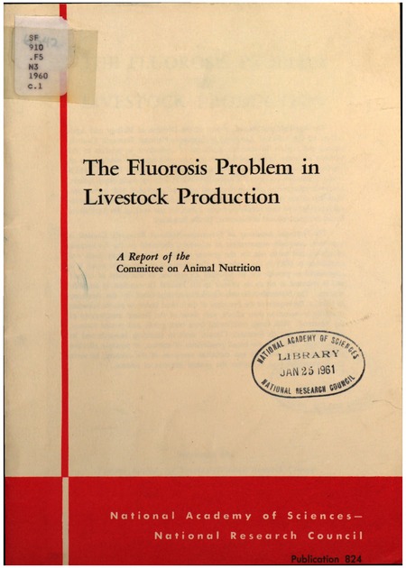 Fluorosis Problem in Livestock Production
