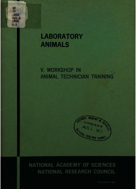 Laboratory Animals: Workshop in Animal Technician Training