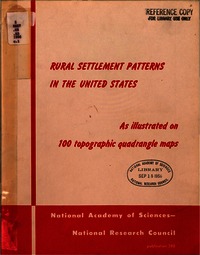 Cover Image: Rural Settlement Patterns in the United States