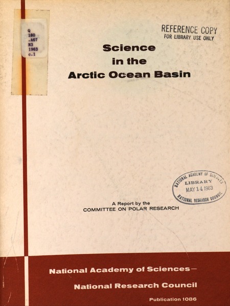 Science in the Arctic Ocean Basin: A Report