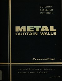 Cover Image: Metal Curtain Walls