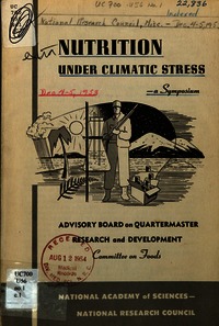 Cover Image: Nutrition Under Climatic Stress