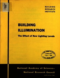 Building Illumination: The Effect of New Lighting Levels