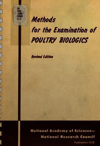 Methods for the Examination of Poultry Biologics: Revised Edition