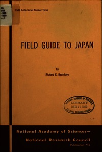 Cover Image: Field Guide to Japan
