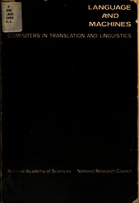 Cover Image: Language and Machines