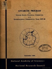 Cover Image: Antarctic Program
