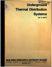 Cover Image: Underground Thermal Distribution Systems