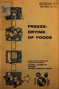 Cover Image: Freeze-Drying of Foods