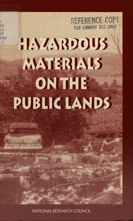 Hazardous Materials on the Public Lands