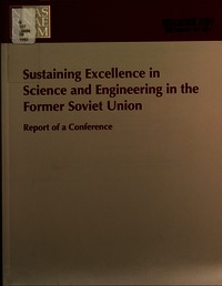 Cover Image: Sustaining Excellence in Science and Engineering in the Former Soviet Union