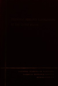 Industrial Research Laboratories of the United States: Tenth Edition, 1956