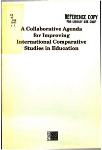 Collaborative Agenda for Improving International Comparative Studies in Education