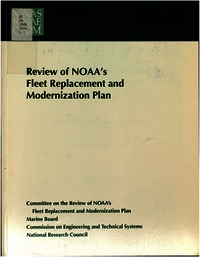 Cover Image: Review of NOAA'S Fleet Replacement and Modernization Plan