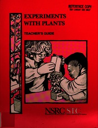 Experiments With Plants: Teacher's Guide