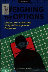 Cover Image: Weighing the Options