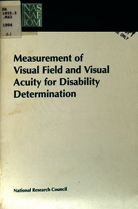 Cover Image: Measurement of Visual Field and Visual Acuity for Disability Determination