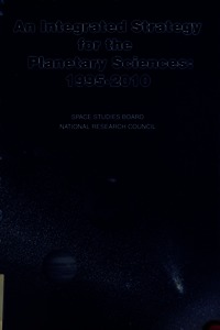 Cover Image: An Integrated Strategy for the Planetary Sciences