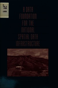 Cover Image: Data Foundation for the National Spatial Data Infrastructure