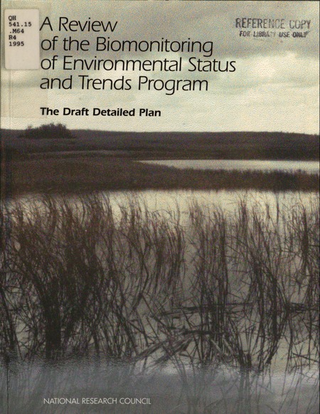 Review of the Biomonitoring of Environmental Status and Trends Program: The Draft Detailed Plan