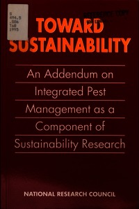 Toward Sustainability: An Addendum on Integrated Pest Management as a Component of Sustainability Research