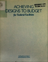 Cover Image: Achieving Designs to Budget for Federal Facilities