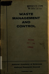 Cover Image: Waste Management and Control
