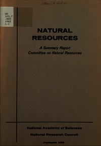 Cover Image: Natural Resources