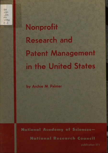 Nonprofit Research and Patent Management in the United States