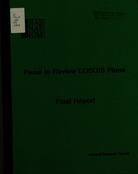 Cover Image: Panel to Review EOSDIS Plans