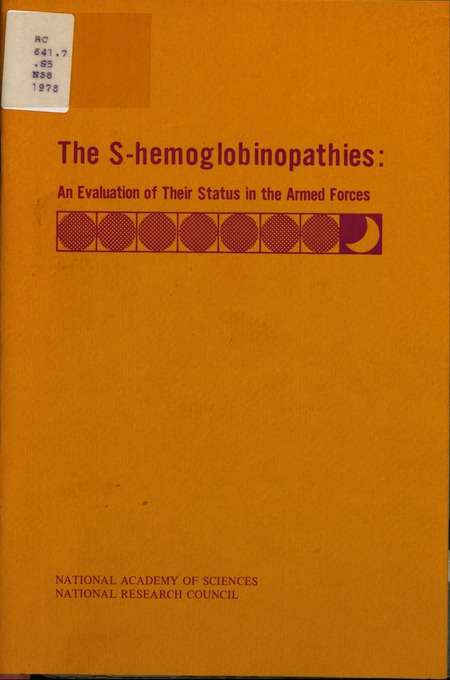 S-Hemoglobinopathies: An Evaluation of Their Status in the Armed Forces