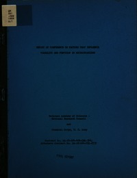 Report of Conference on Factors That Influence Viability and Function in Microorganisms: 17-18 November 1958