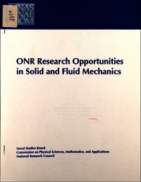 Cover Image: ONR Research Opportunities in Solid and Fluid Mechanics