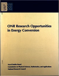 Cover Image: ONR Research Opportunities in Energy Conversion