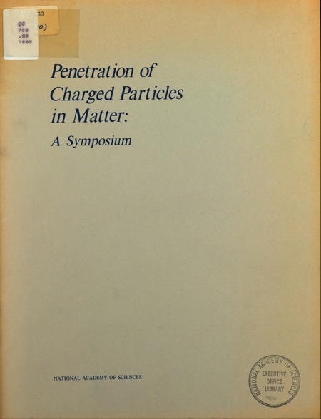 Penetration of Charged Particles in Matter: A Symposium