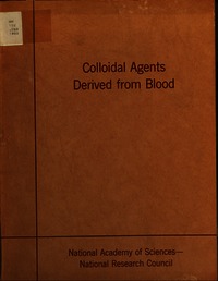 Cover Image: Colloidal Agents Derived From Blood