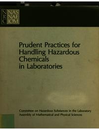 Cover Image: Prudent Practices for Handling Hazardous Chemicals in Laboratories