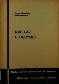 Cover Image: Nuclear Geophysics